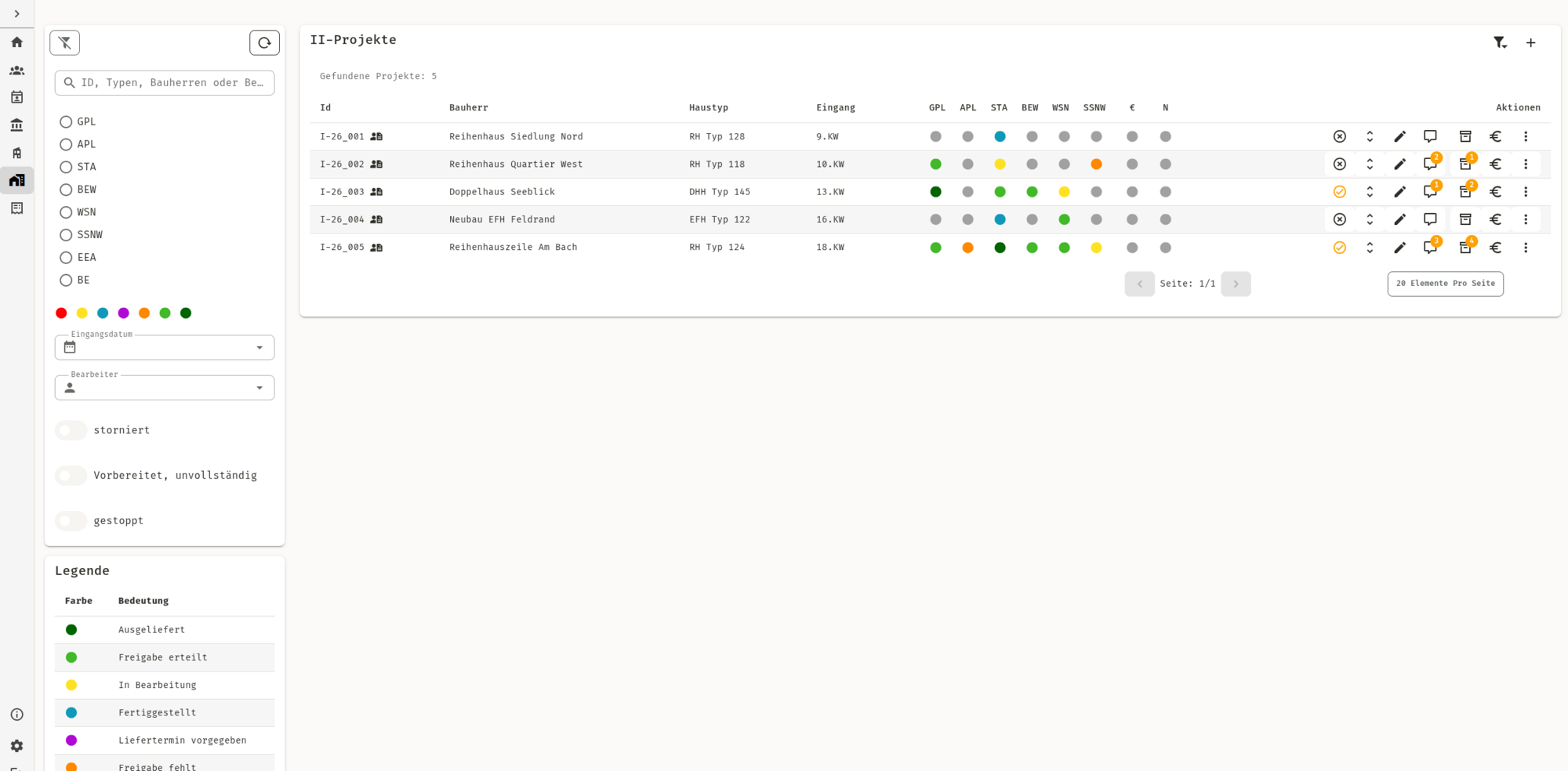 Obsivo Statik & Wärmeschutz – Eigener Workflow je Projekttyp: Statik, Bewehrung, Wärme- und Schallschutznachweis mit individuellem Status-System.